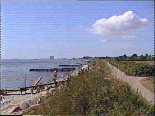 Naturstrand vor der Wohnung